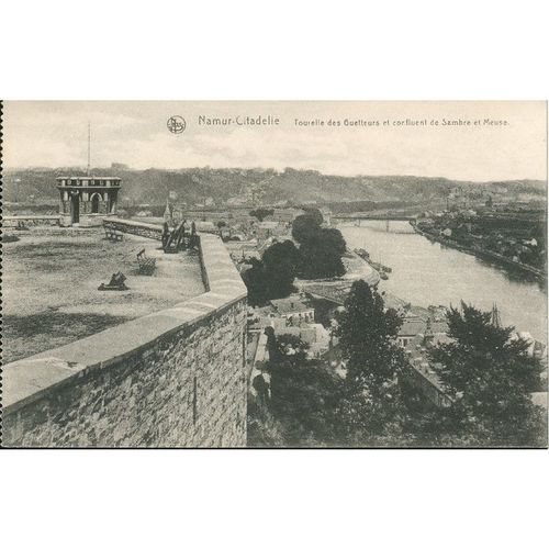 Nels Vintage Belgian PC - Namur-Citadelie Tourelle des Guetters et confliuent...