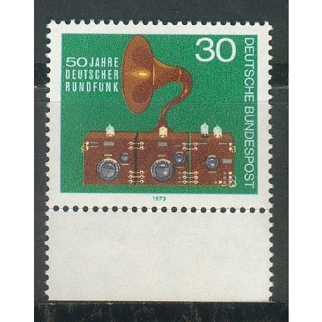 Germany 1973 - SG1679 - "50 Years Of German Broadcasting" (unused)