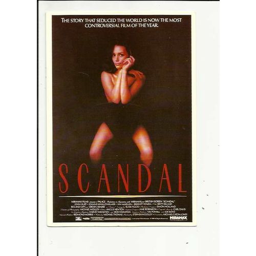 SCANDAL Joanne Whalley-Kilmer Poster Art Postcard by Avant Garde (P583)