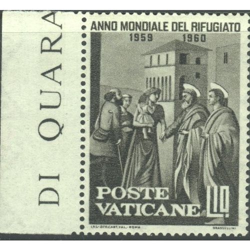 Vatican City 1960 - SG318 - L10 brown - "St. Peter giving Alms"(Masaccio) - MNH