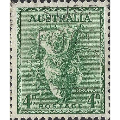 AUSTRALIA, MAMMAL, Koala, green 1956, 4d, #4
