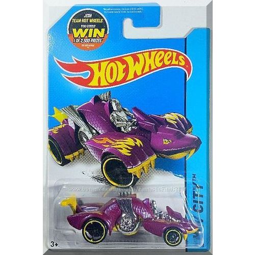 Hot Wheels - Knight Draggin': HW City 2015 - Street Beasts #35/250 *Purple*