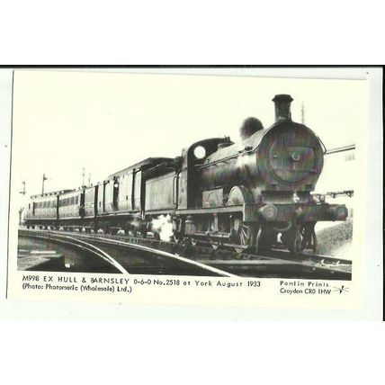 Railway LNER 2518 at York Postcard (Pamlin M998)