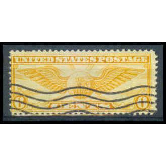 Used C19 6c Winged Globe Average WA0416