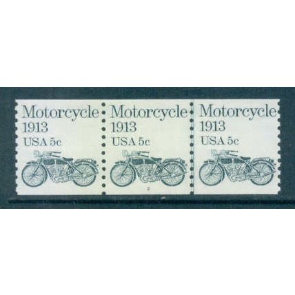 1899 5c Motorcycle Fine MNH Dry Gum PNC 2/3 W0526
