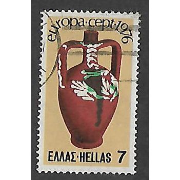 GREECE 1976 EUROPA 7d FLORINA JUG SG 1334 FINE USED