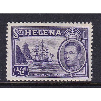 ST HELENA 1938-44 GEORGE VI ½d MINT SG131