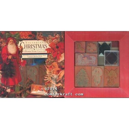 Victorian Christmas Rubber Stamp Collection #951.10