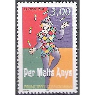 Andorre Français 1998 Michel 518 Neuf ** Cote (2008) 2.00 € Jongleur