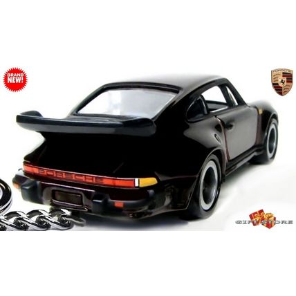 ULTRA RARE KEYCHAIN BLACK PORSCHE 911 CARRERA TURBO TEA TRAY