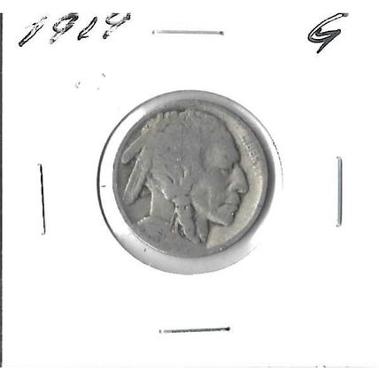 1919 US Buffalo Nickel G