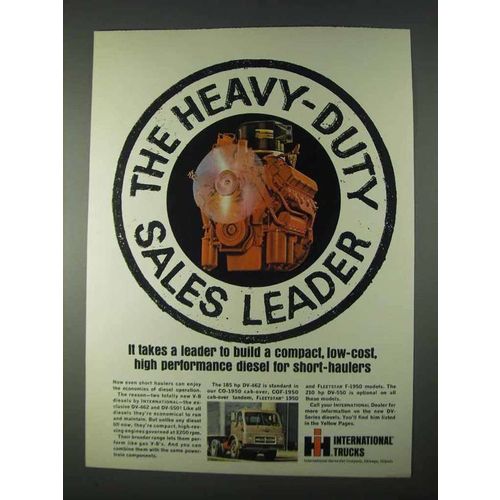 1966 International Harvester Trucks Ad - Takes a Leader