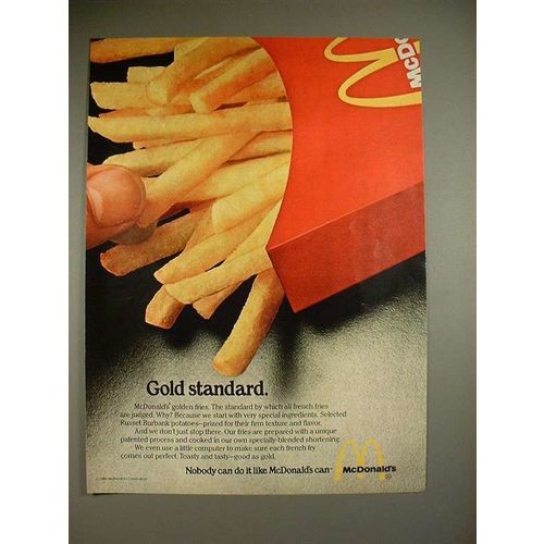 1980 McDonalds French Fries Ad - Gold Standard