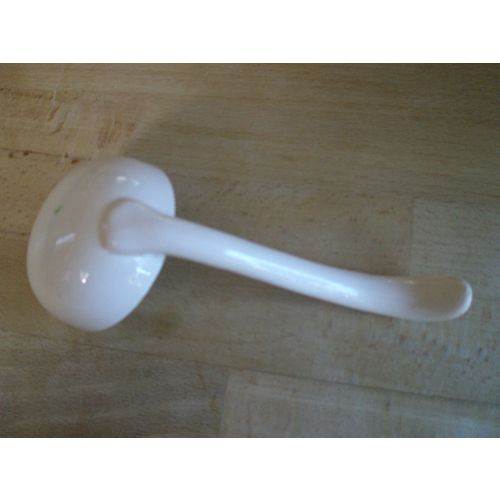 Victorian Ceramic Sauce Ladle - Brown & Green Design