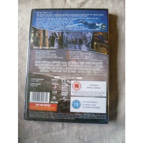 Serenity new DVD 2005 sci-fi film Nathan Fillion