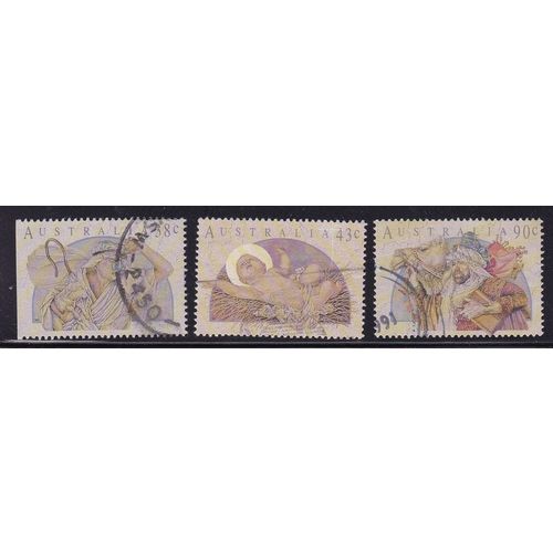 AUSTRALIA 1991 CHRISTMAS SET USED SG1309-11