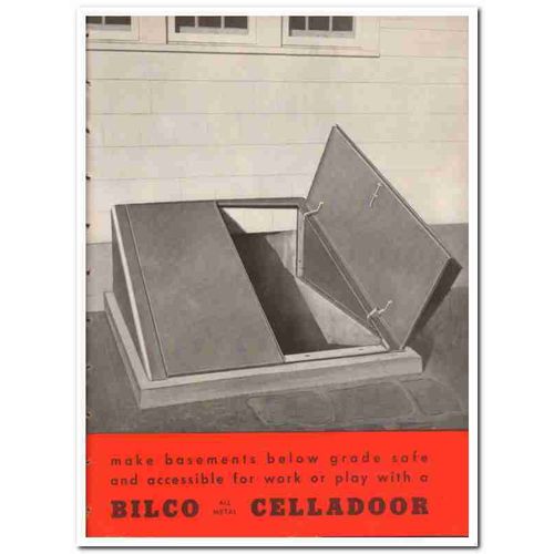 Bilco Company 1948 Vintage Catalog Door Celladoor All Metal Basement