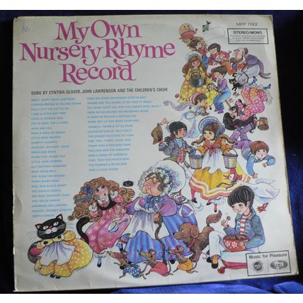 My Own Nursery Rhyme Record - Cynthia Glover John Lawrenson 1967