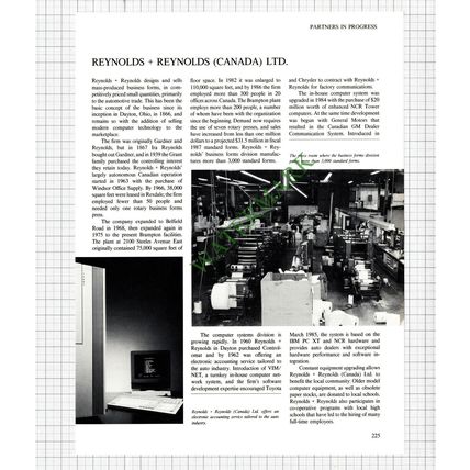 Brampton Canada Reynolds + Reynolds Dayton / Peel Mutual Insurance 1980s Article