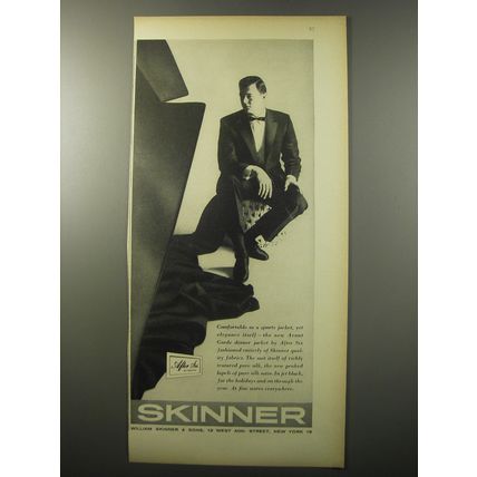 1955 Skinner Fabric Advertisement - After Six Avant Garde Dinner Jacket