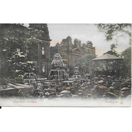 SOUTHPORT - Municipal Gardens - Lancashire - Original Postcard (142)