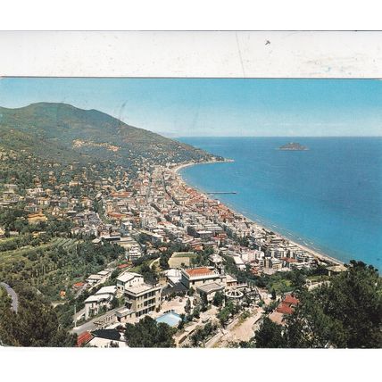 Alassio Italy Postcard posted 1980