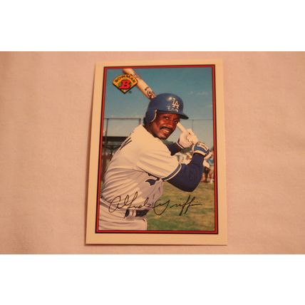 Alfredo Griffin 1989 Bowman TIFFANY NO. 345
