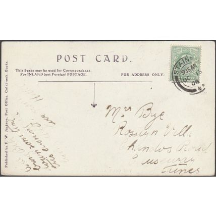 The Coln at Poyle, Buckinghamshire, 1908 - FW Jackson Postcard