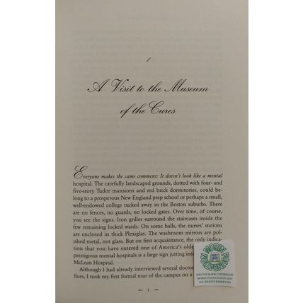 GRACEFULLY INSANE LIFE AND DEATH INSIDE MCLEAN MENTAL HOSPITAL by ALEX BEAM