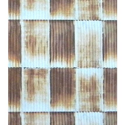 Papier ondulé – calibre HO – échelle 1:87 Feuille A4 (297x210mm)