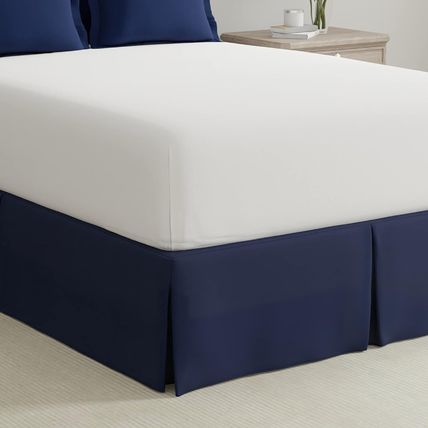 Magic Skirt Wrap Around Bed Skirt-14" Drop-70" X 83"-KING-WHITE-NEW-SEALED-FAST
