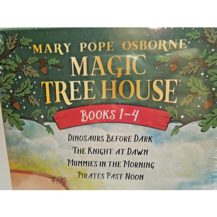Mary Pope Osborne Magic Tree House Books 1-4 New Sealed