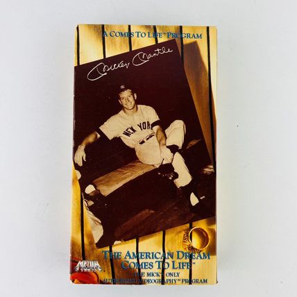 Mickey Mantle American Dream Comes To Life VHS Video Tape