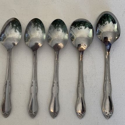 Oneida LTD Simeon L & George H Rogers Co Stainless HOMESTEAD Spoon Set 6" & 6.5"