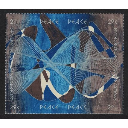 UN New York Intl Peace Day Roul Block of 4 1993 MNH SG#639-642