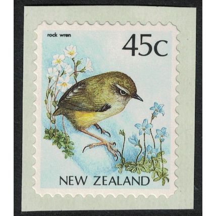 New Zealand Rock Wren Bird Self-Adhesive 1991 MNH SG#1589a