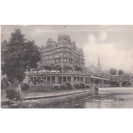 B807 BATH - EMPIRE HOTEL. PRINTED POSTCARD