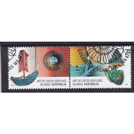 Cocos (Keeling) Islands -2016, Art, Model Boats - $ 2.00 joined pair used