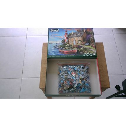 THE LIGHTHOUSE KEEPER'S COTTAGE Jigsaw Puzzle ( 1000 Piece) Falcon (2019)