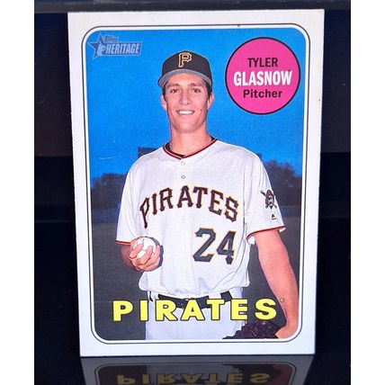 TYLER GLASNOW 2018 TOPPS HERITAGE BASEBALL CARD #258