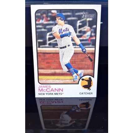JAMES McCANN 2022 TOPPS HERITAGE BASEBALL CARD #344