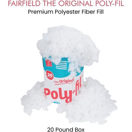 Fairfield the Original Poly-Fil, Premium Polyester Fiber Fill, Soft Pillow Stuff