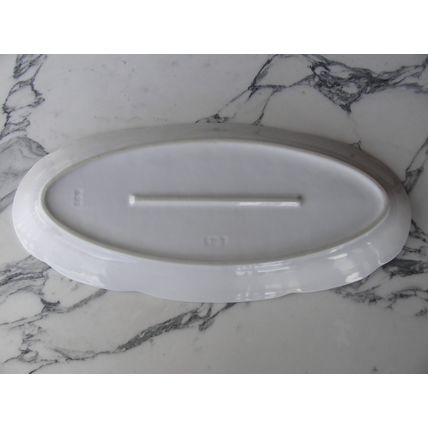 Extra Large Oval Porcelain Serving Dish 57cm Whole Fish Salmon Roast Beef plate
