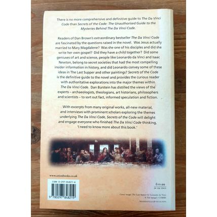 Secrets of the Code. Dan Burstein. 2004 Orion Publishing Paperback.