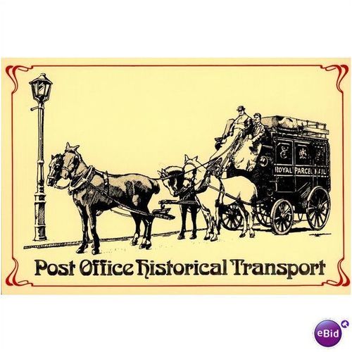 GB Postcard 1982 - Parcel Mail Coach + FDI