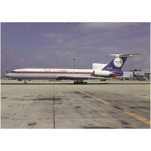 Alyemda Tupolev TU 154M Aircraft Postcard (A24265)