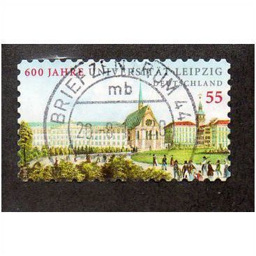 GER 2009 €0.55 (S/A) 'LEIPZIG UNIVERSITY' FINE USED (EBID30-605)
