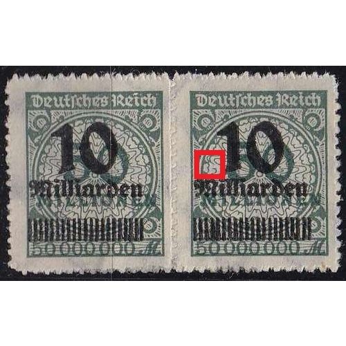 GERMANY REICH [1923] MiNr 0336 BP HT ( **/mnh ) [01] 2er