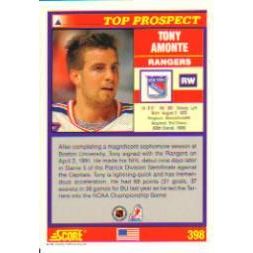 1991 Score Tony Amonte Top Prospect RC #398