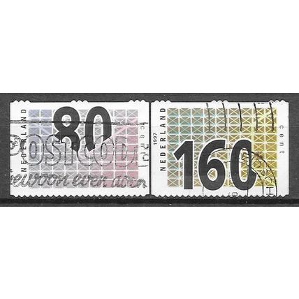 Netherlands ( PAYS BAS ) N° 1579/80 YVERT OBLITERE ( USED )